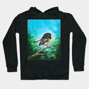 Miromiro Robin, NZ Hoodie